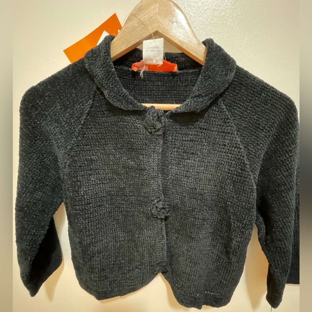 Cynthia Steffe Black Knit Sweater Size Small